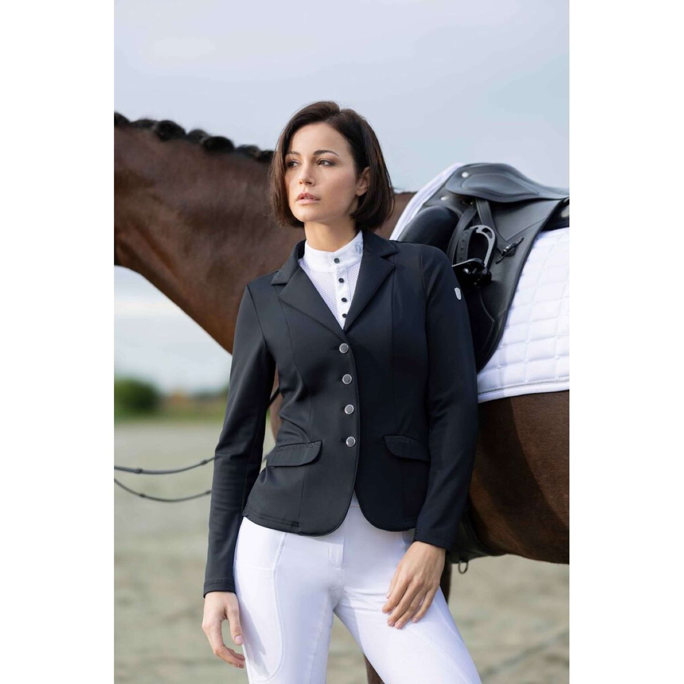 HKM Turnierjacket Amalfi Schwarz