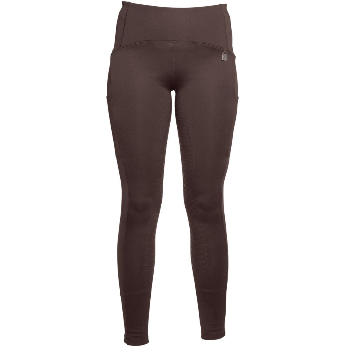 HKM Reitleggings Arezzo Full Grip Dunkelbraun