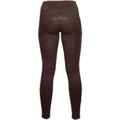 HKM Reitleggings Arezzo Full Grip Dunkelbraun