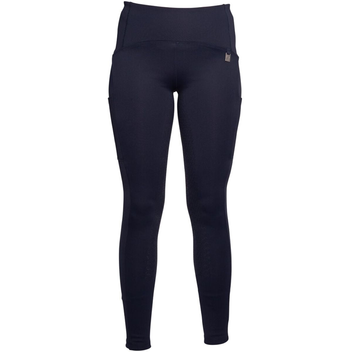 HKM Reitleggings Arezzo Full Grip Dunkelblau