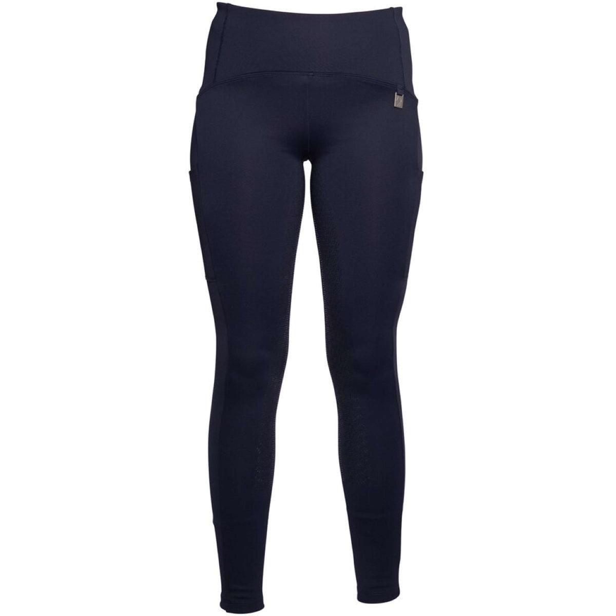 HKM Reitleggings Arezzo Full Grip Dunkelblau