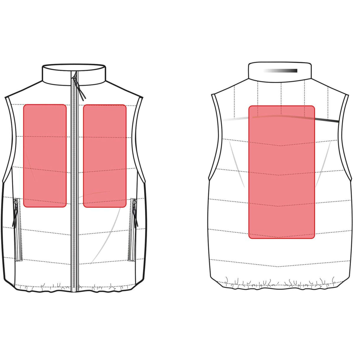 HKM Weste Cuddle Erwärmt Schwarz