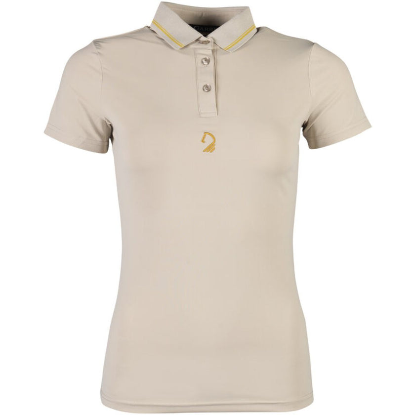 Lauria Garrelli Poloshirt Limone Grau/Beige
