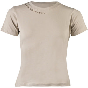 Lauria Garrelli T-Shirt Limone Grau/Beige