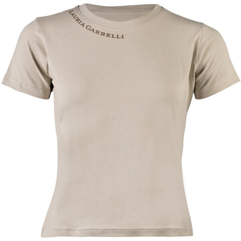 Lauria Garrelli T-Shirt Limone Grau/Beige Lauria Garrelli T-Shirt Limone Grau/Beige
