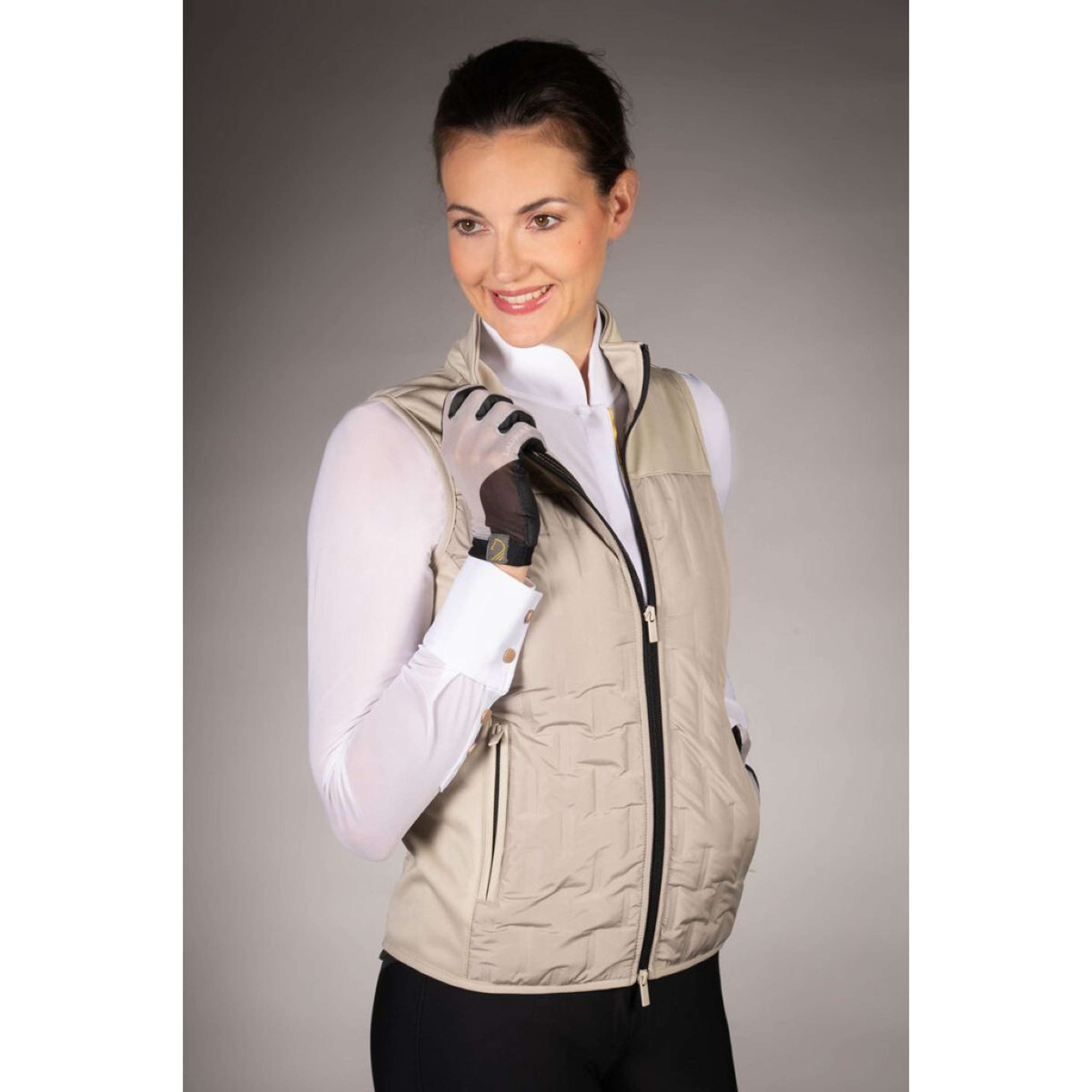Lauria Garrelli Weste Limone Grau/Beige Lauria Garrelli Weste Limone Grau/Beige