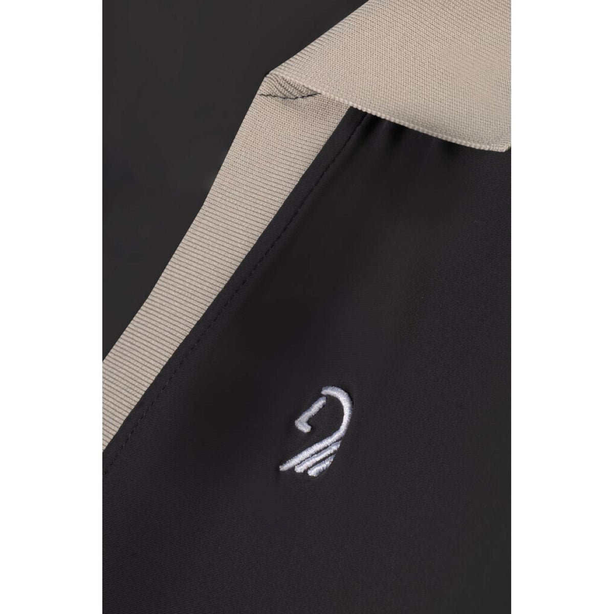 Lauria Garrelli Poloshirt Limone Ärmellos Schwarz