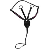 HKM Martingal Hobby Horsing Schwarz/Rosa