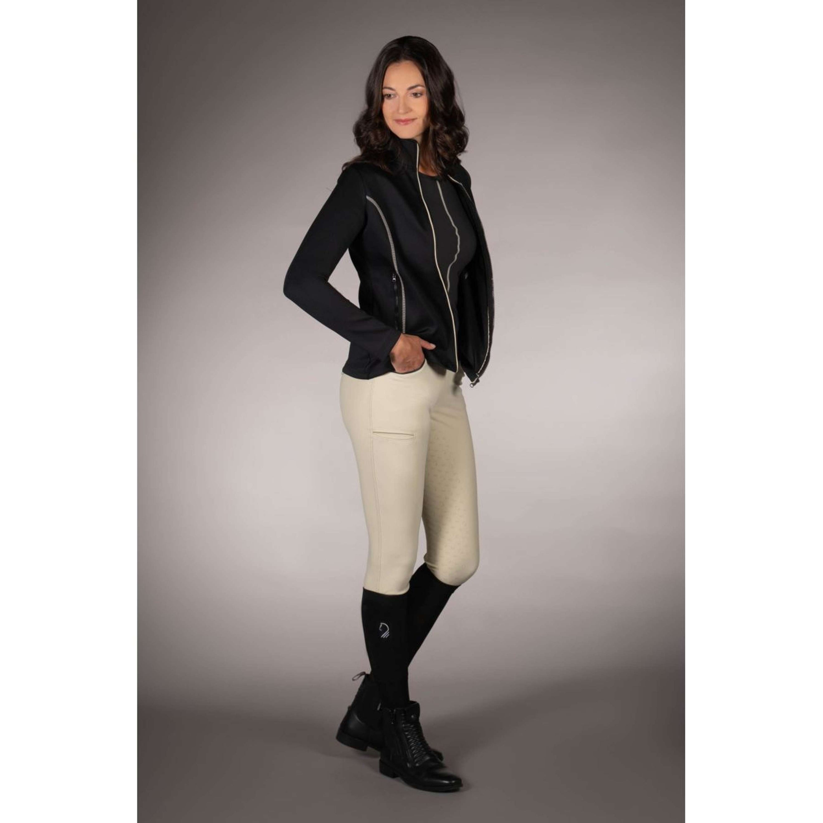 Lauria Garrelli Fleecejacke Limone Schwarz Lauria Garrelli Fleecejacke Limone Schwarz