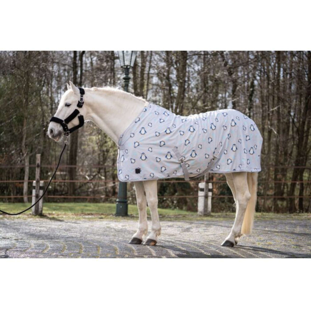 HKM Kühldecke Pinguïn Grau/Blau