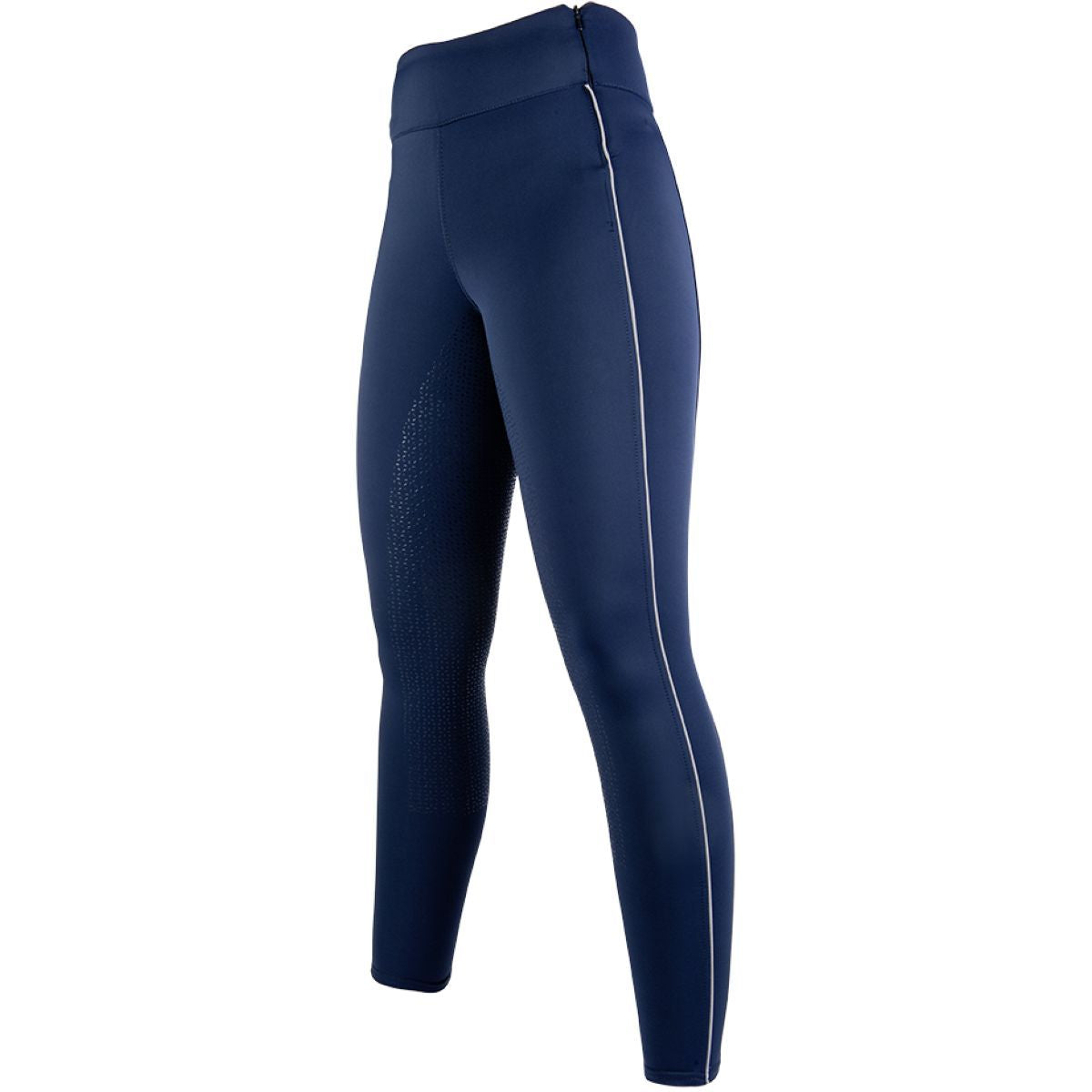 HKM Reitleggings Equilibrio Silikon Besatz Dunkelblau