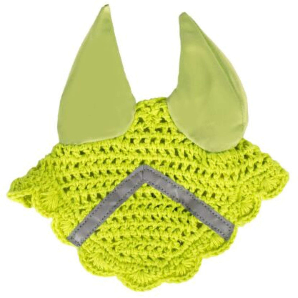 HKM Hobby Horsing Fliegenhaube Reflective Neon Gelb