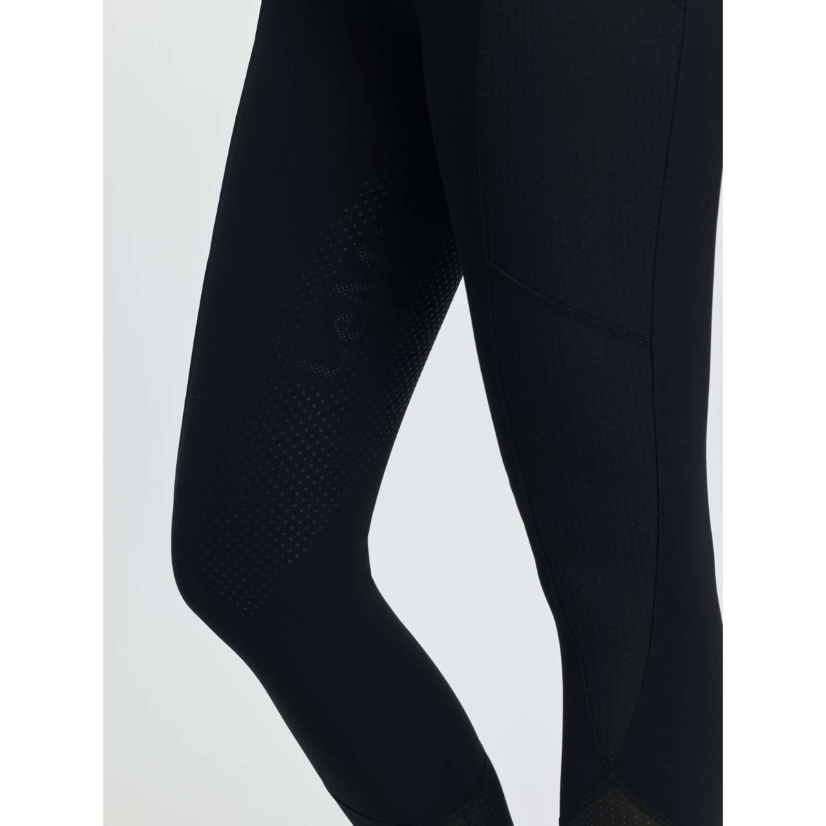 LeMieux Reitleggings Airflow Full Grip Schwarz