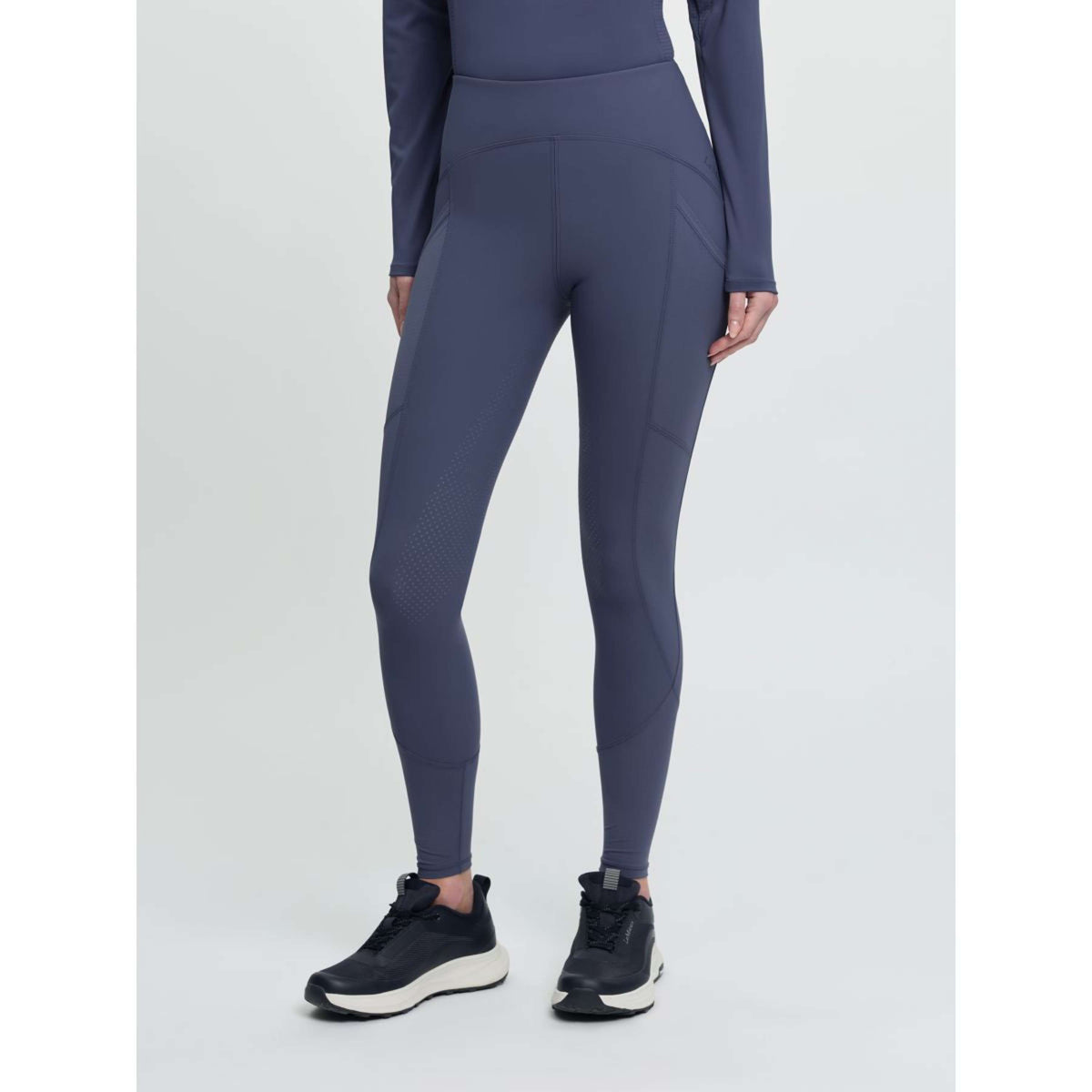 LeMieux Reitleggings Airflow Full Grip Shadow