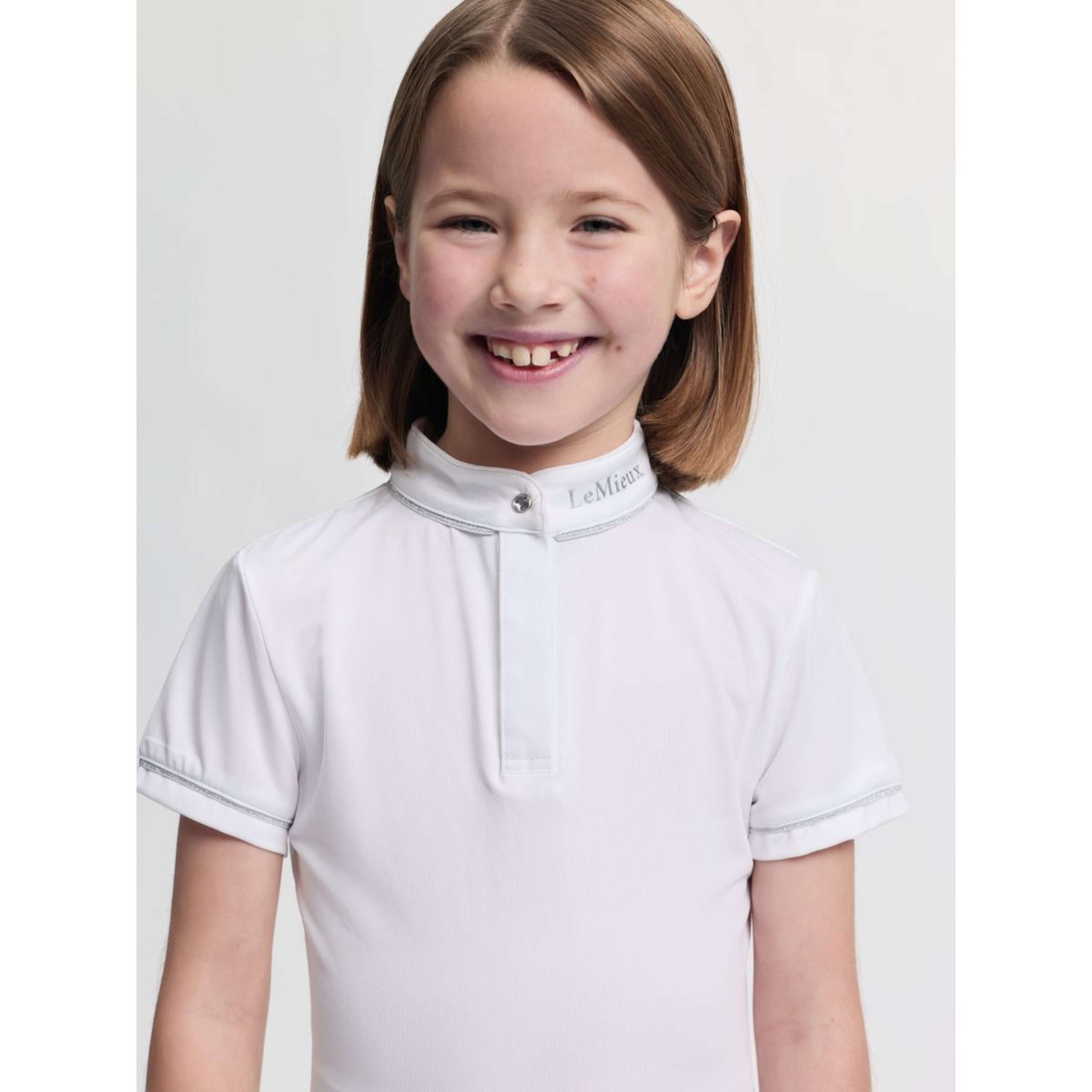 LeMieux Turniershirt Mini Bella Weiß LeMieux Turniershirt Mini Bella Weiß