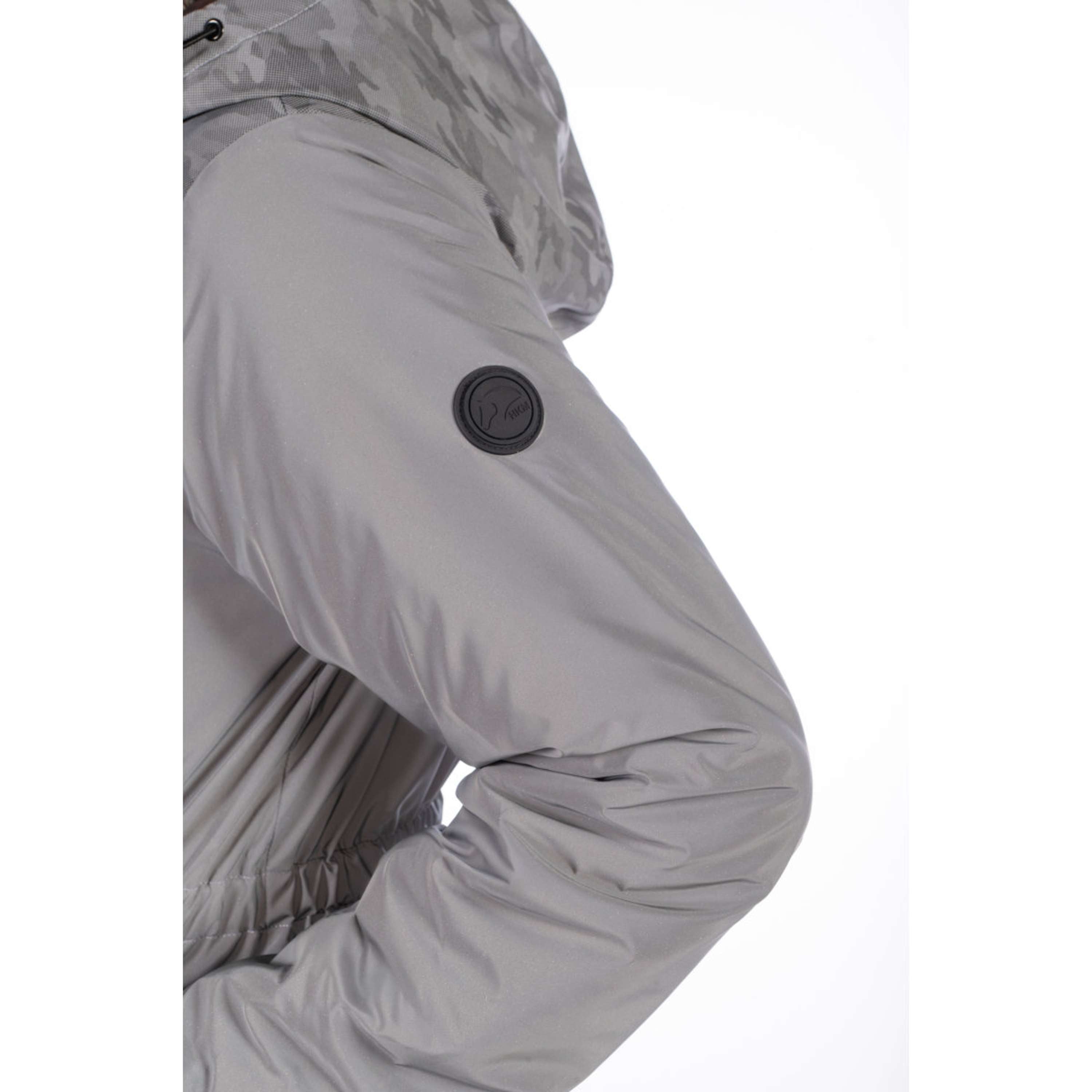 HKM Lange Regenjacke Washington Grau/Silber