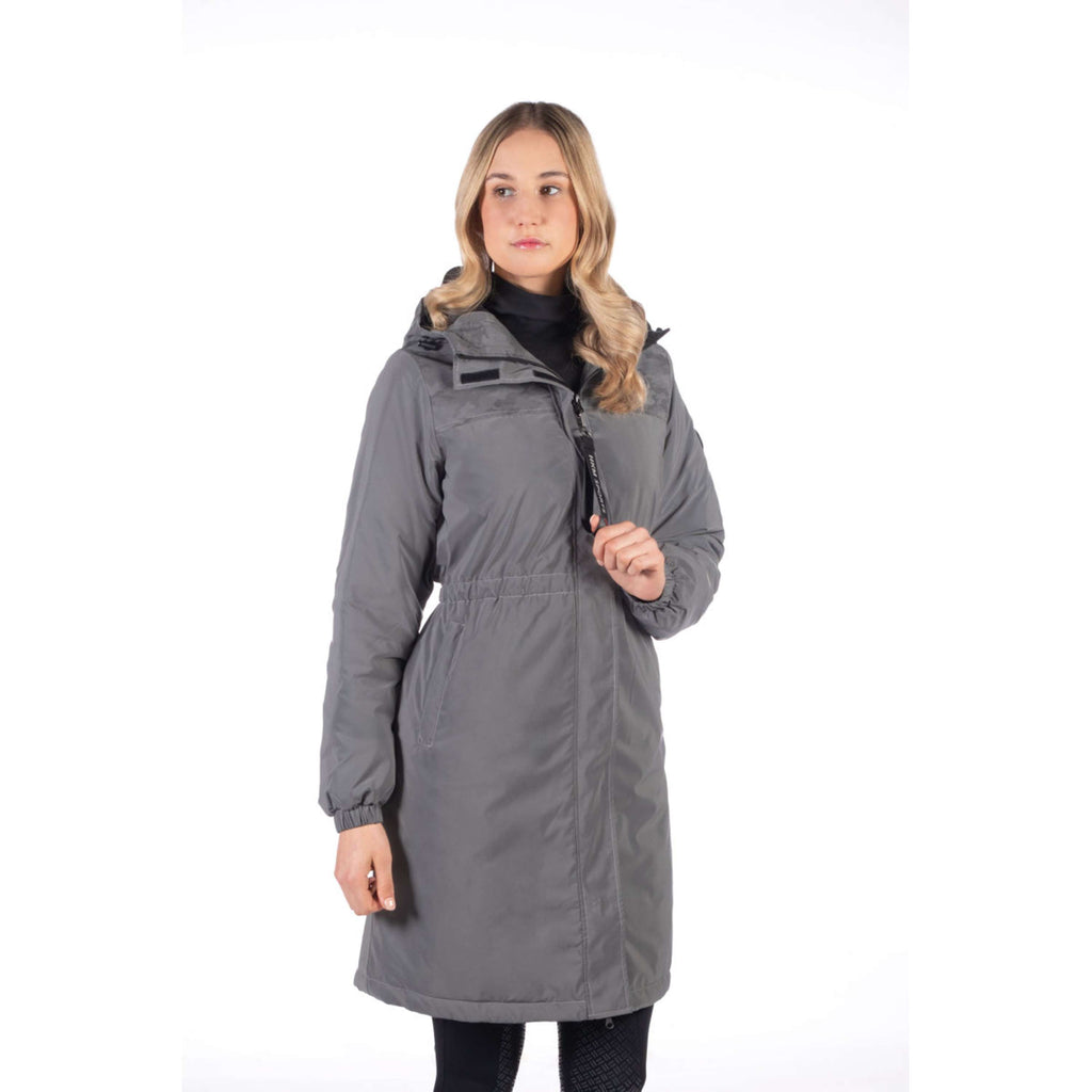 HKM Lange Regenjacke Washington Grau/Silber