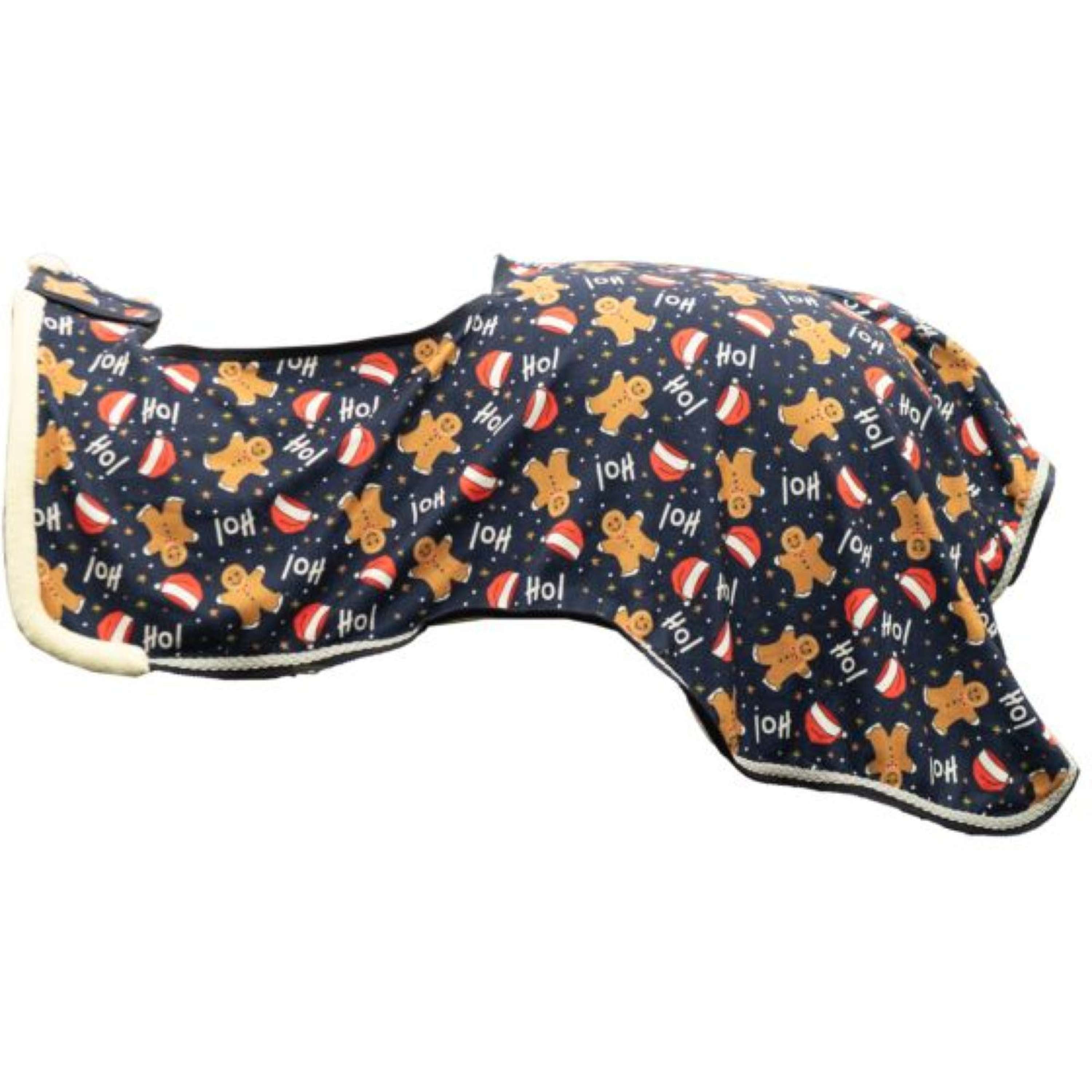 HKM Ausreitdecke X-Mas Dunkelblau