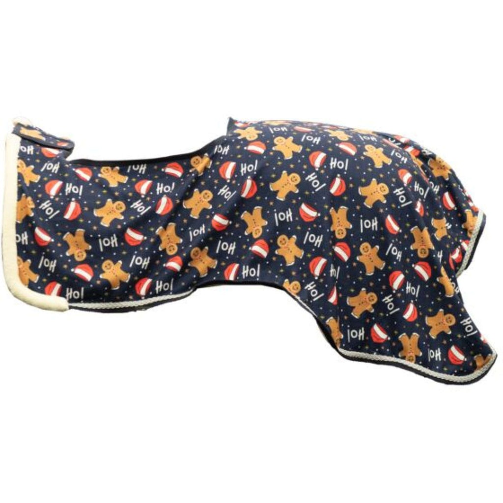 HKM Ausreitdecke X-Mas Dunkelblau