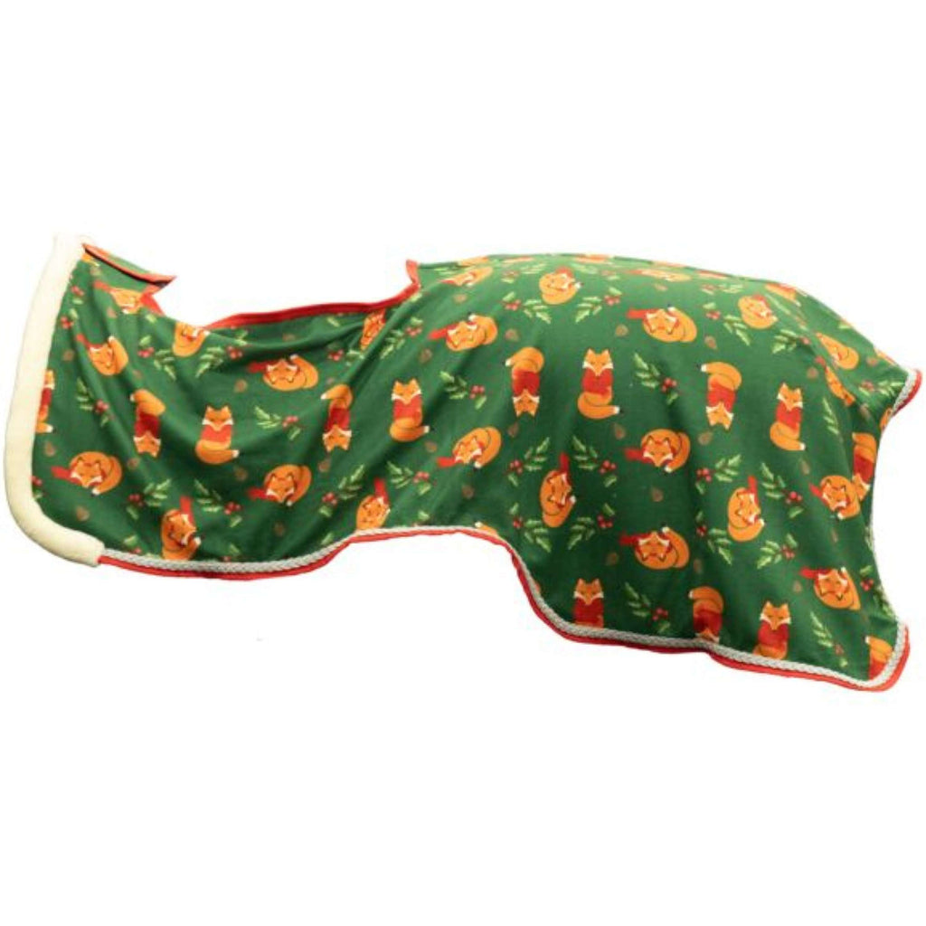 HKM Ausreitdecke X-Mas Dunkelgrün