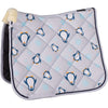 HKM Schabracke Pinguïn Dressur Grau/Blau