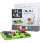 Eat Slow Live Longer Denkspielzeug Puzzle Rectangle