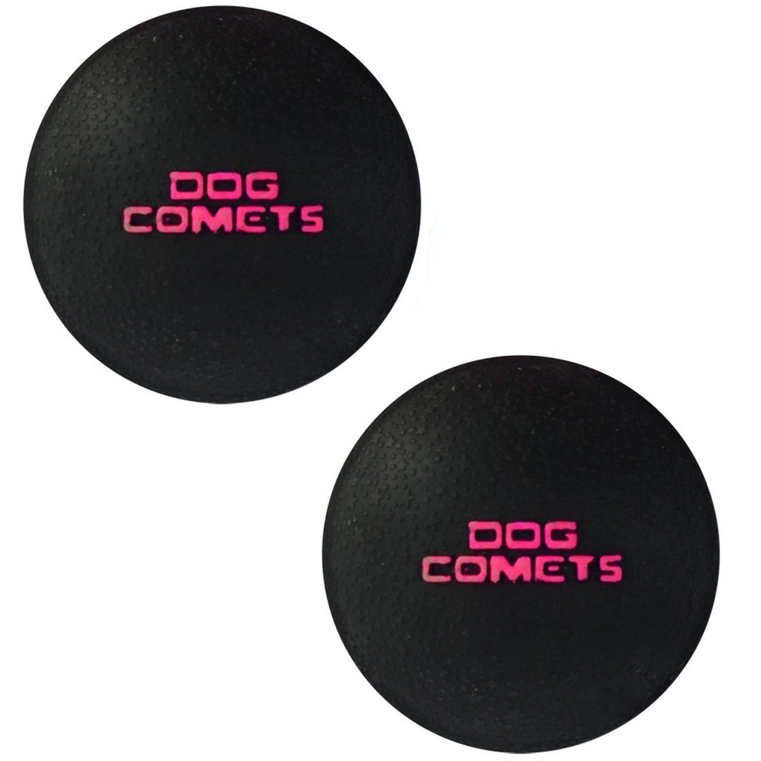 Dog Comets Ball Stardust Schwarz/Rosa