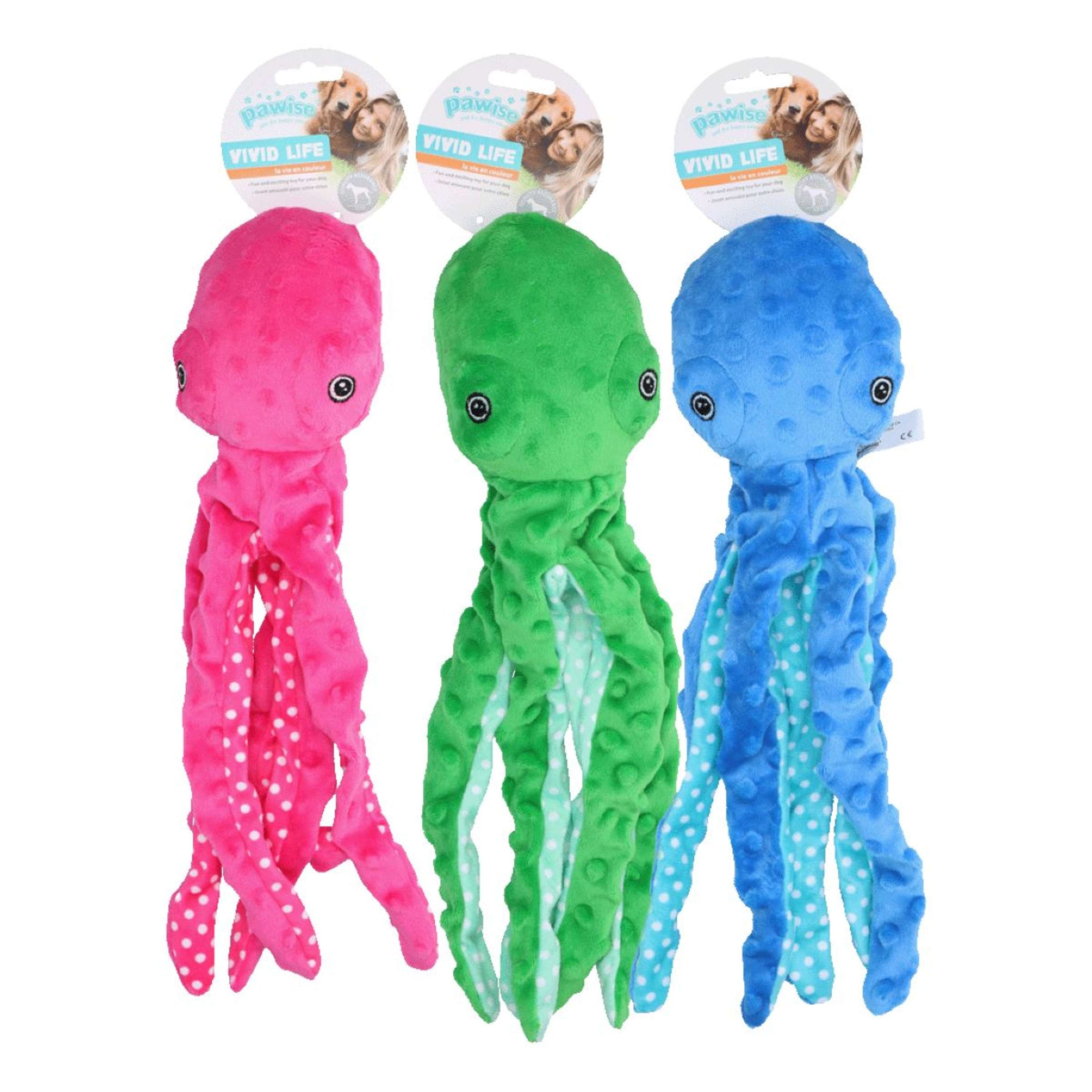 Pawise Hundespielzeug Plush Octopus Multicolor Pawise Hundespielzeug Plush Octopus Multicolor