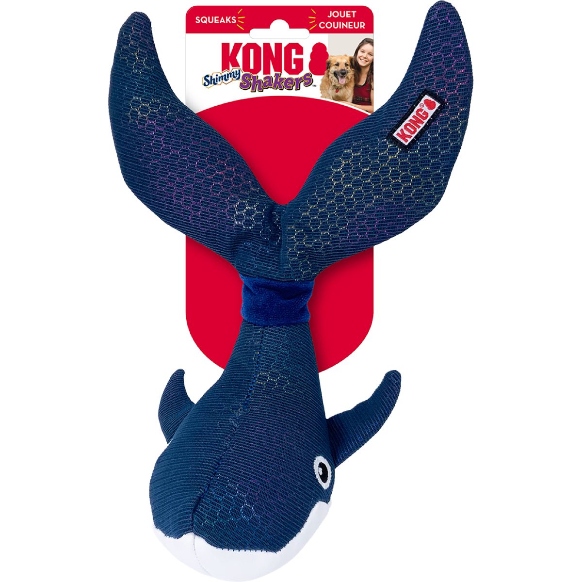 KONG Hundespielzeug Shakers Shimmy Whale