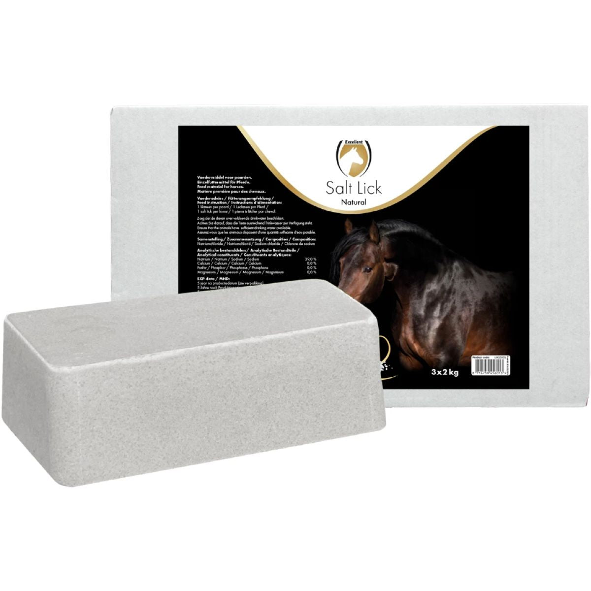 Excellent Horse Leckstein Natur