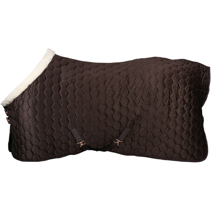 HORKA Showdecke Velvet Dunkel Schokolade