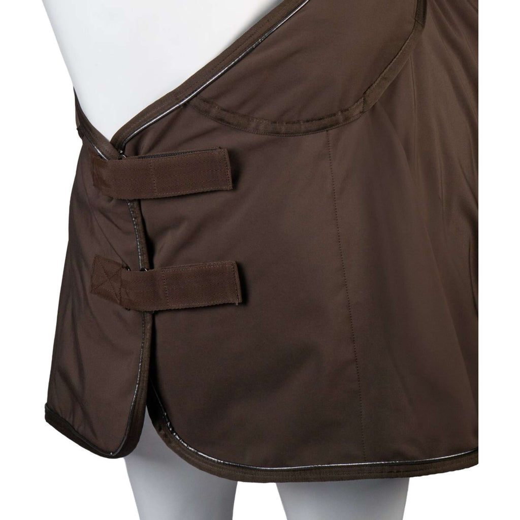 EQPRO Softshelldecke mit Aufrollbarem Hals Schokolade