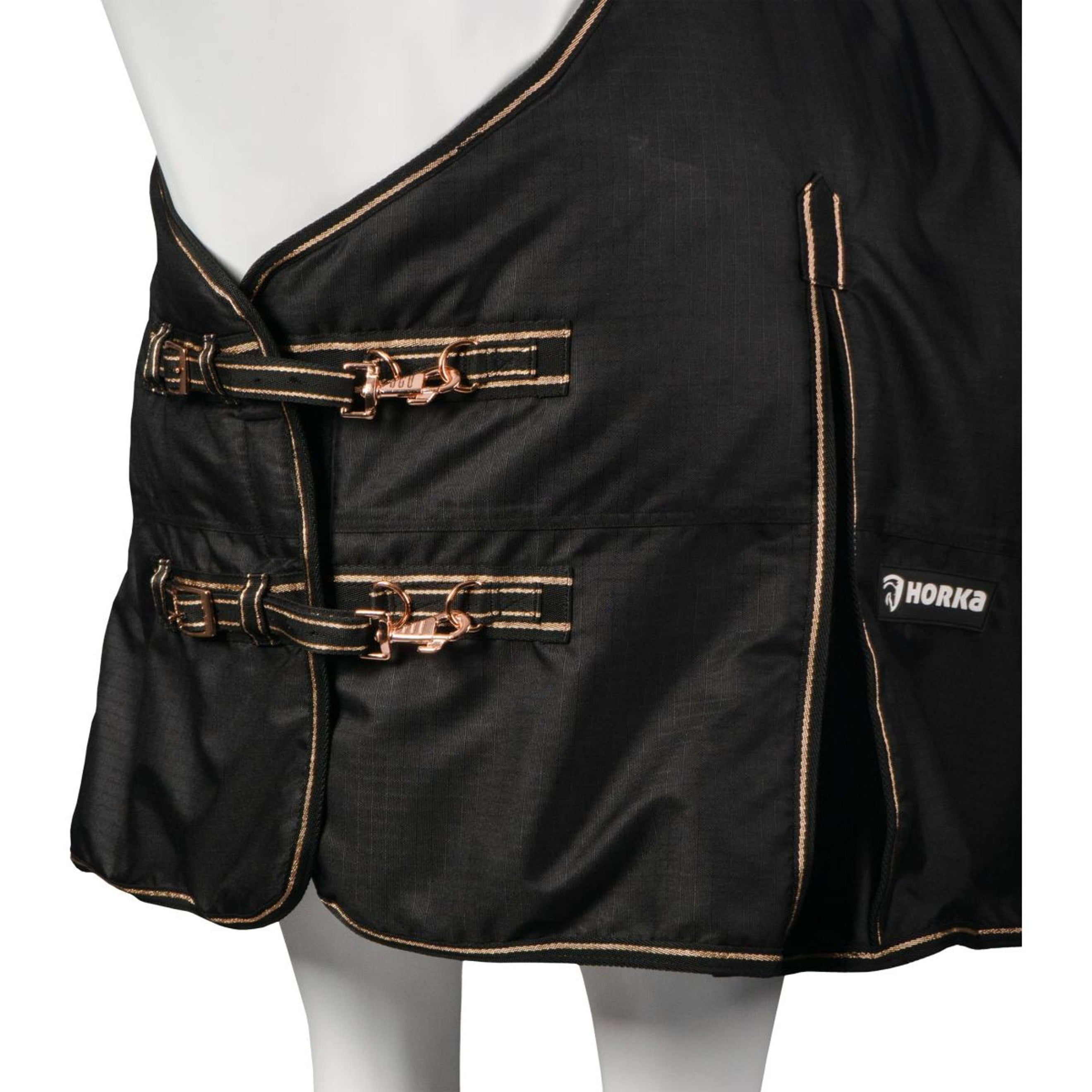 HORKA Outdoordecke Dime 600D 200g Schwarz/Rosa