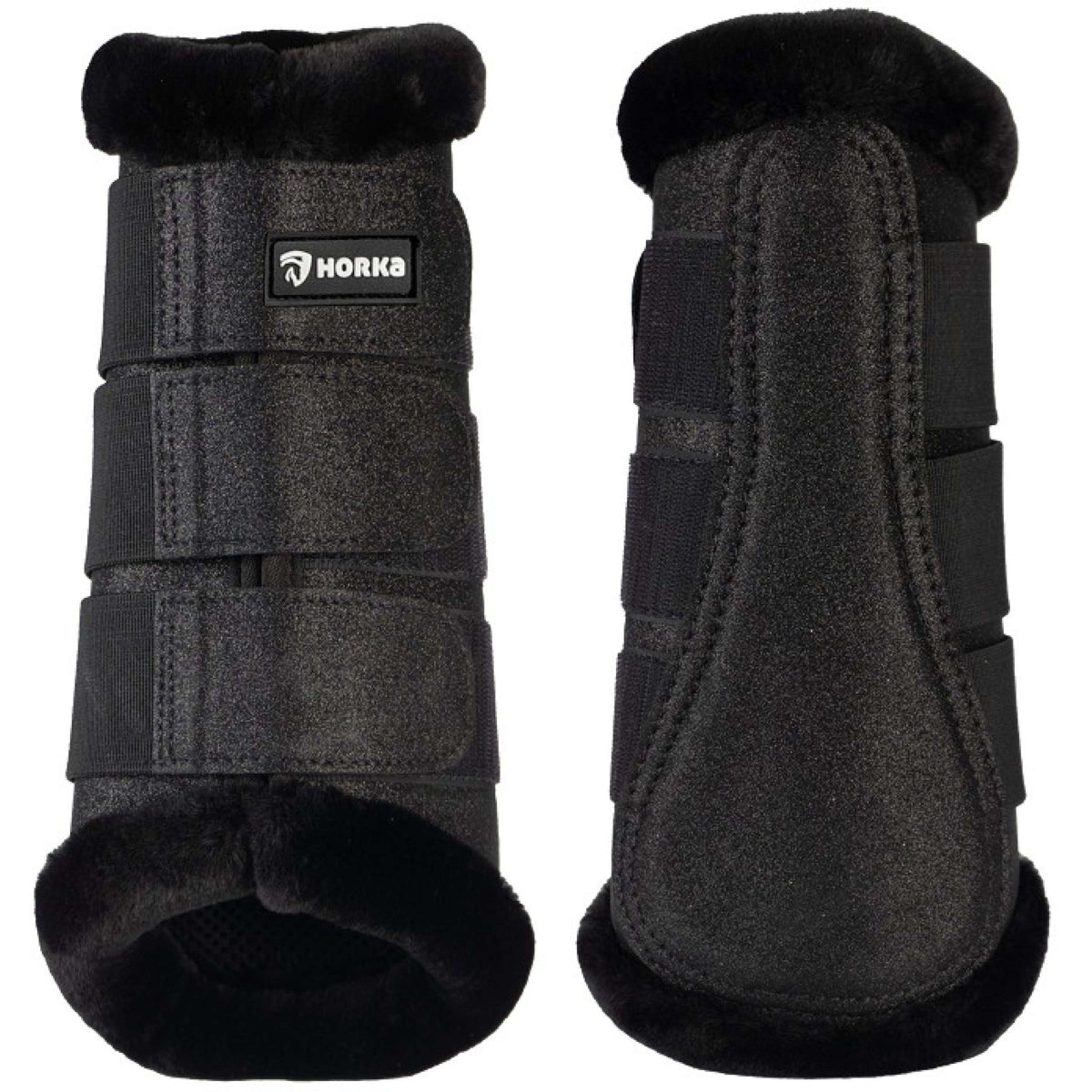 HORKA Gamaschen Glitter Schwarz