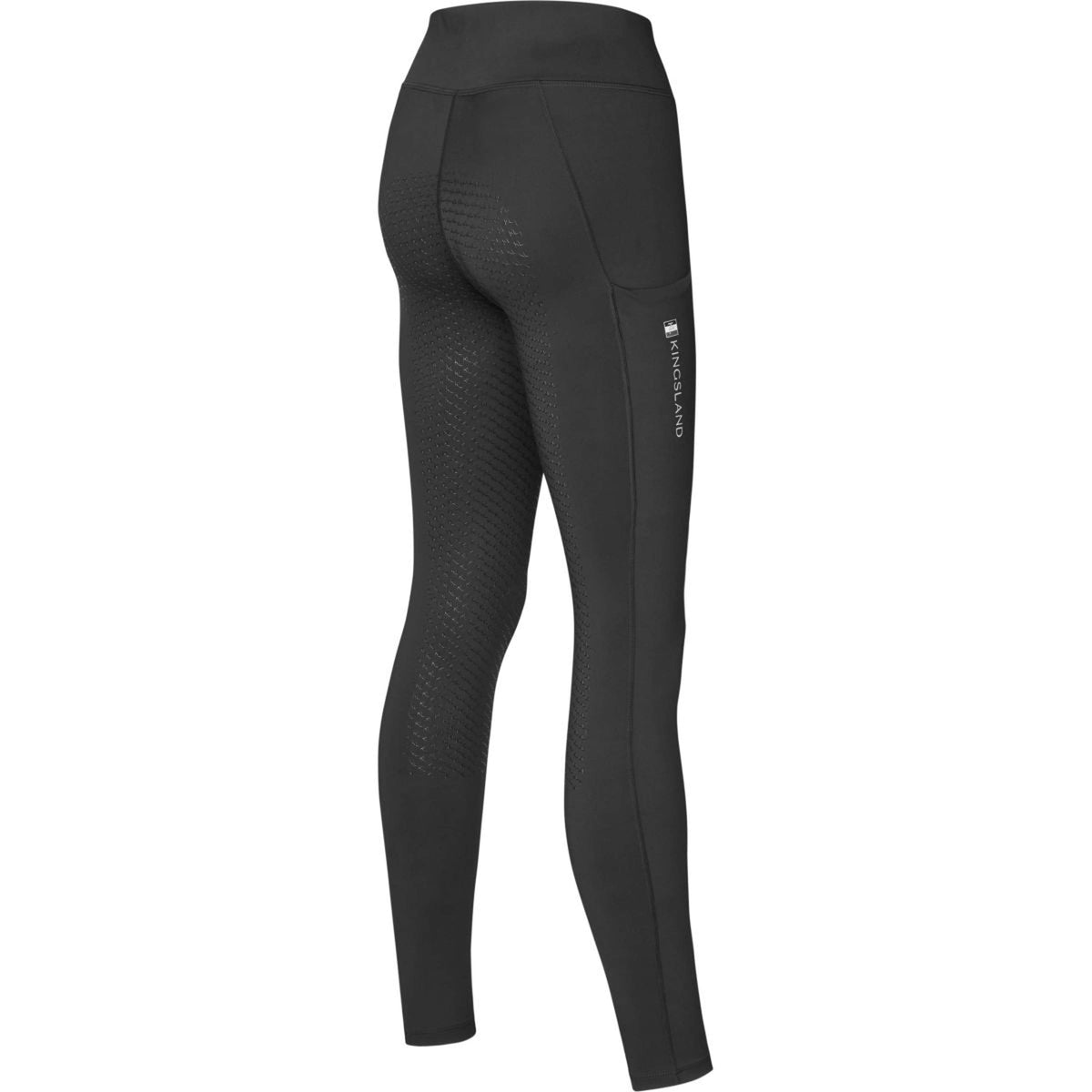 Kingsland Reitleggings Classic Full Grip Schwarz