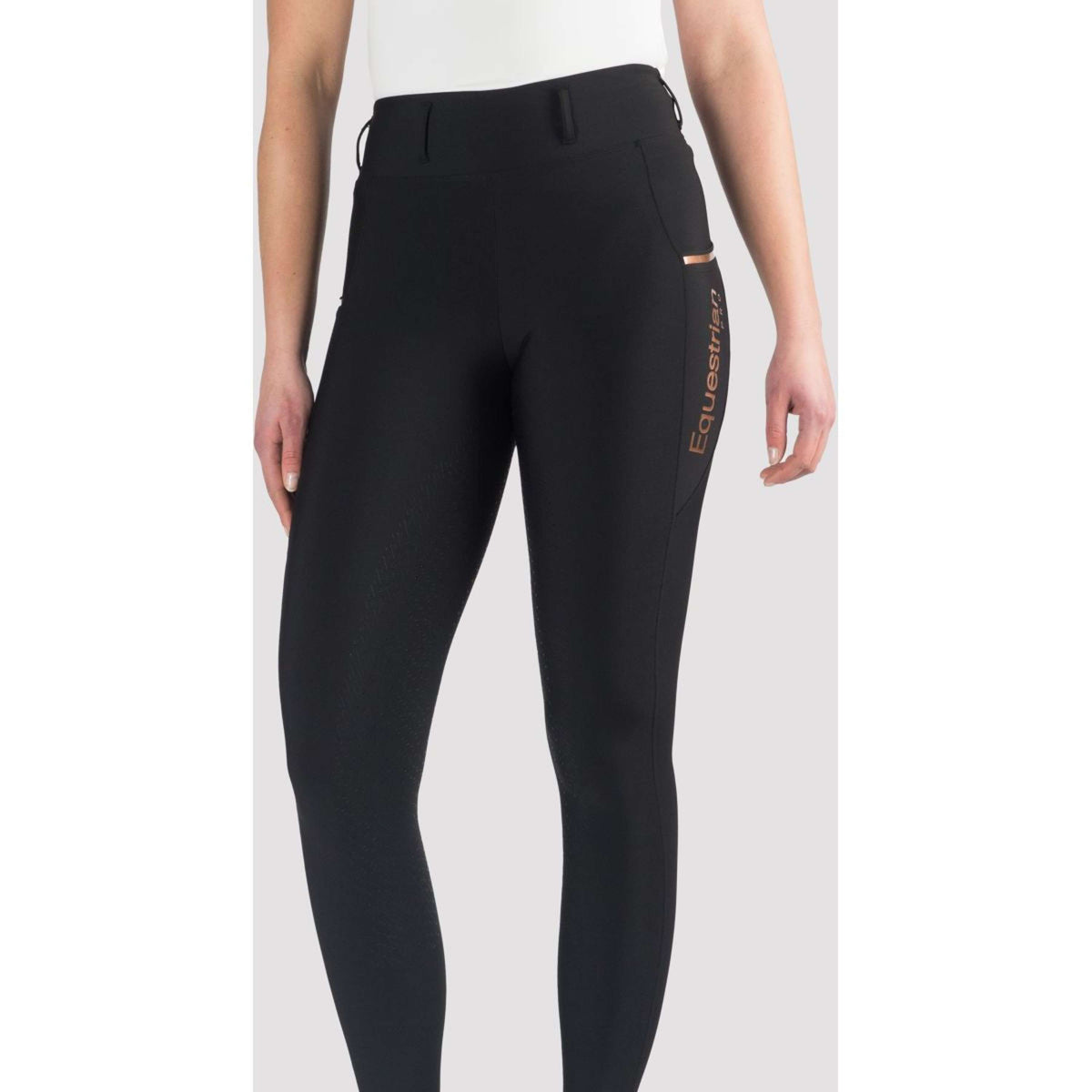 HORKA Reitleggings Perfection Schwarz/Rosa