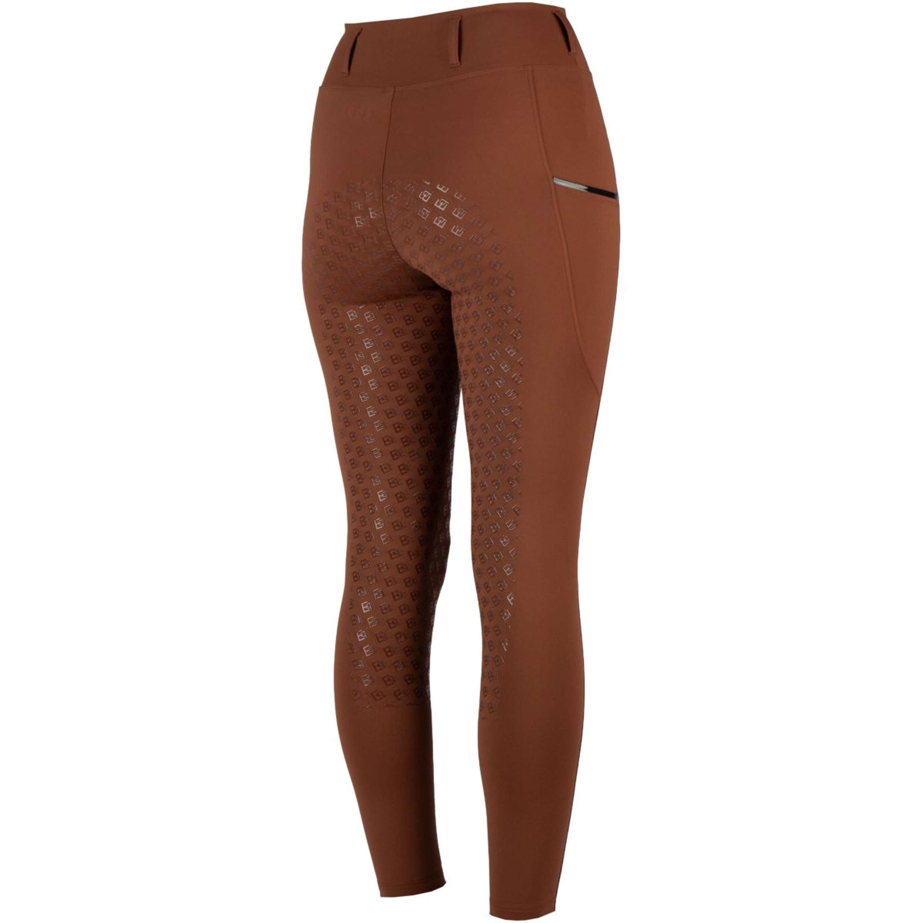 EQPRO Reitleggings Mindy Full Grip Burnt Umber