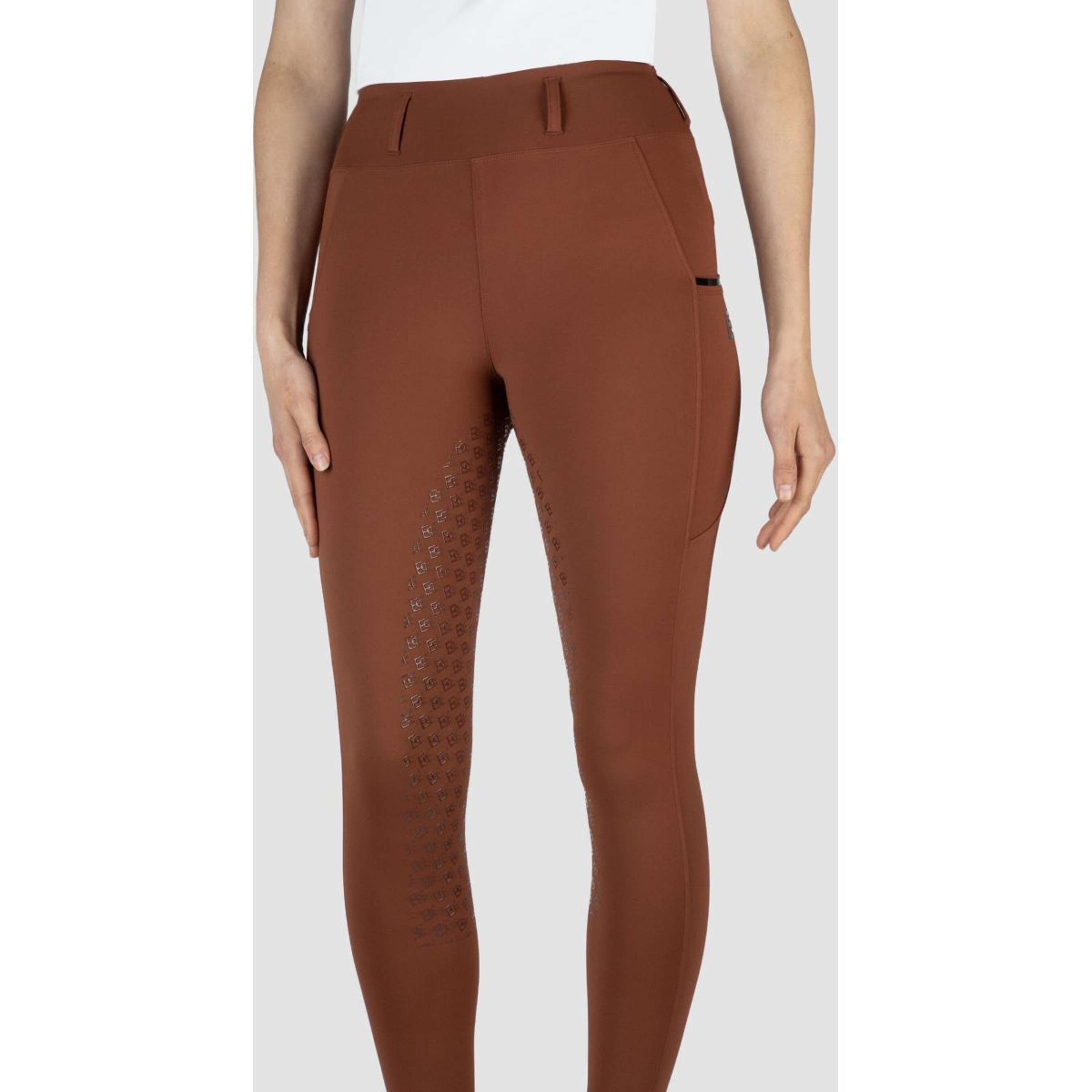 EQPRO Reitleggings Mindy Full Grip Burnt Umber