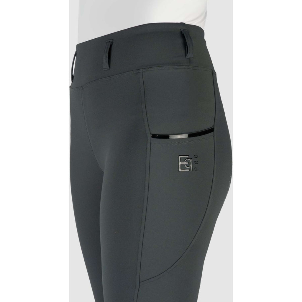 EQPRO Reitleggings Mindy Full Grip Shadow Steel