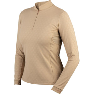 HORKA Shirt Emily Lange Ärmel Mokka