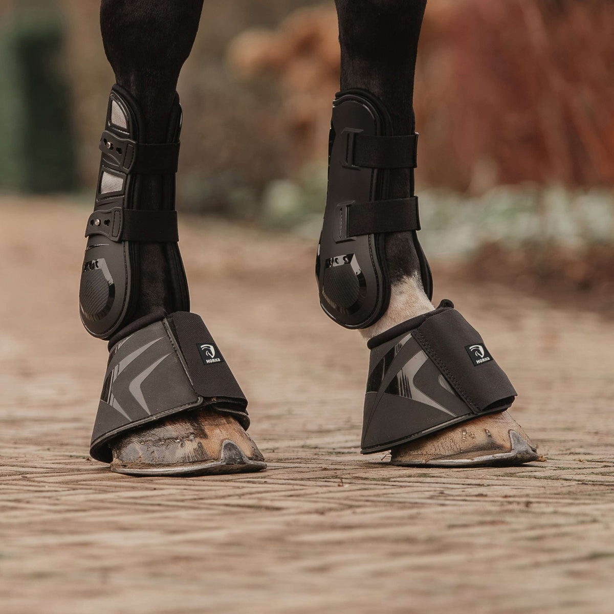 EQPRO Gamaschen Carbon Look Schwarz