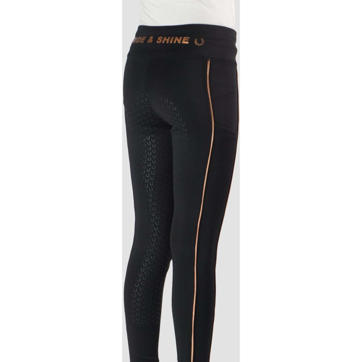 Red Horse Reitleggings Yuki Schwarz/Rosa