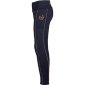 HORKA Reitleggings Yuki Blau/Rose