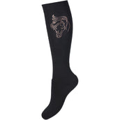 Red Horse Socken Kristal Schwarz/Rosa