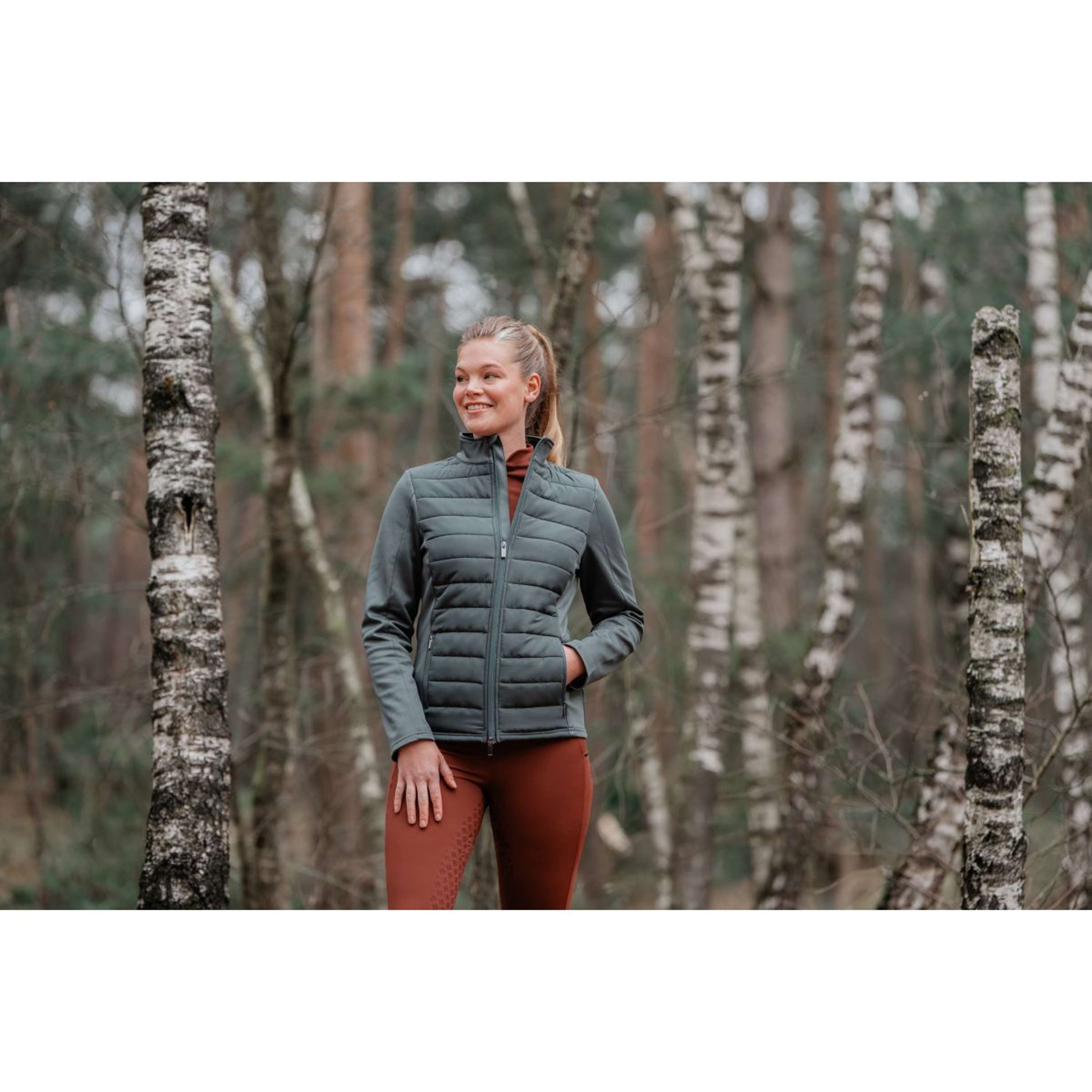 EQPRO Jacke Geneviève Blue Mist