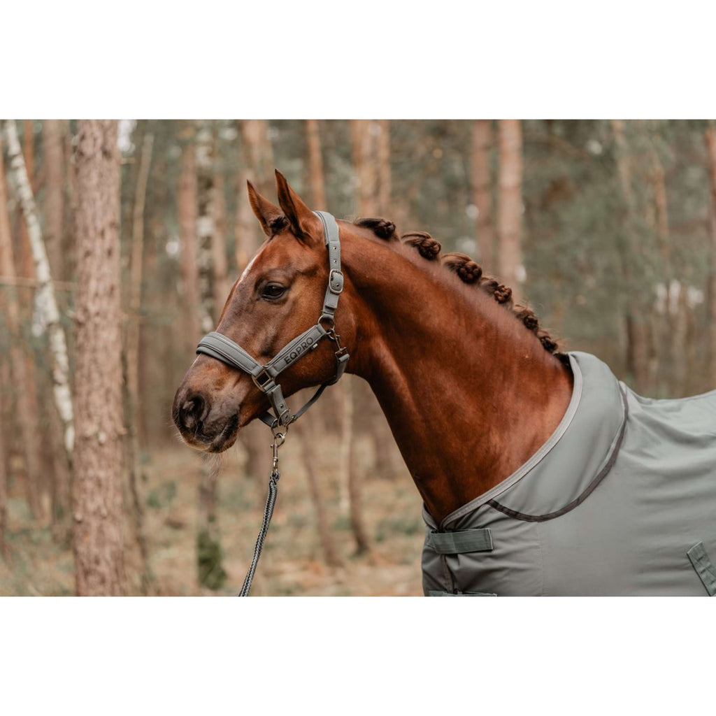EQPRO Softshelldecke mit Aufrollbarem Hals Shadow Steel