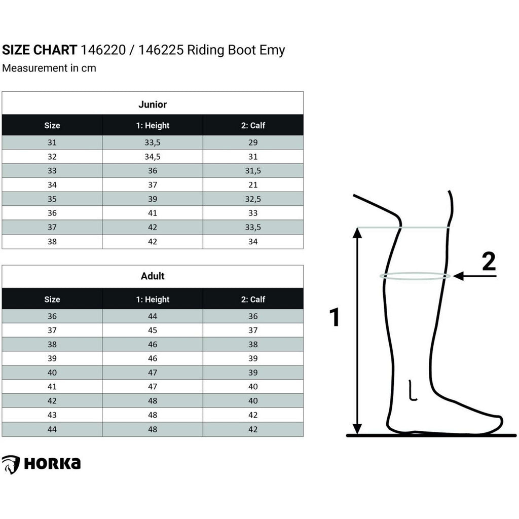 HORKA Stiefel Emy Junior Schwarz