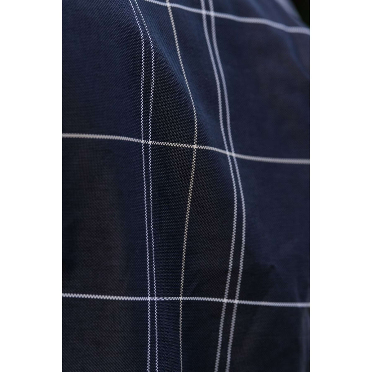 Rhino Wug Pony Turnout 250g Varilayer Black/Grey/White Check/Gray