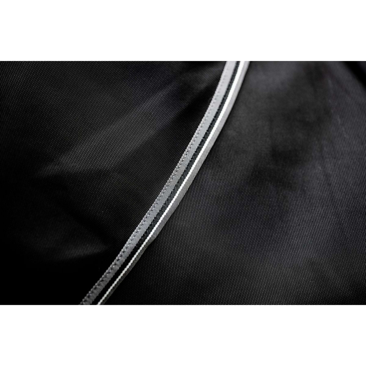 Rambo Turnout Rug 1680D Varilayer 450g Black/Thunderstorm Grey/Silver