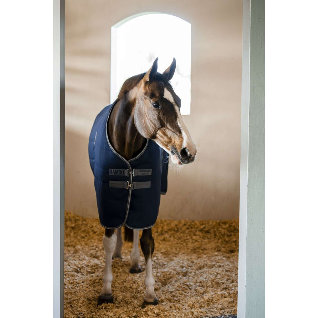 Rambo Stalldecke 100g Navy/Thunderstorm Grey/Silver